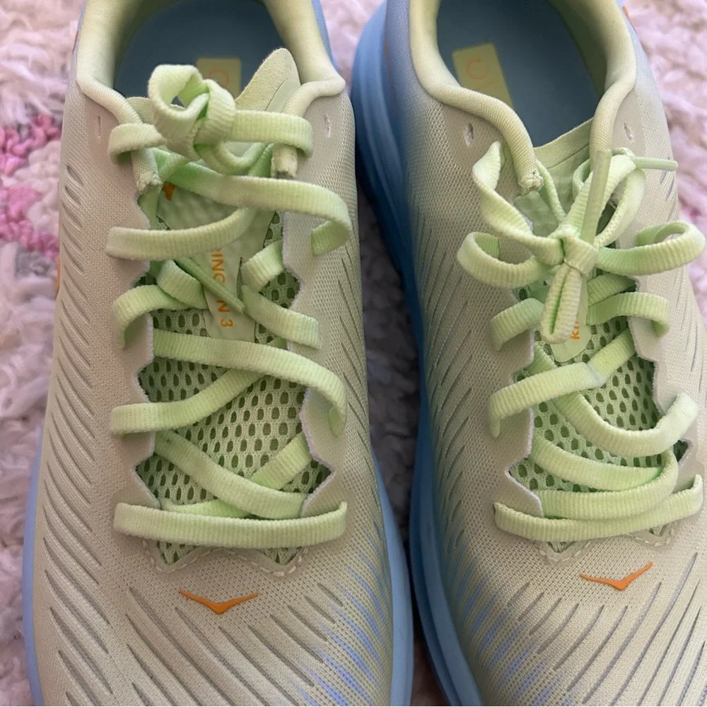 Hoka Women's Rincon 3 Blue and Green Color - Picture 4 of 12